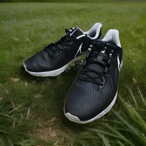 Nike React Infinity Pro Golf Shoes Mens Size 13 US Black White Cleats CT6620-004